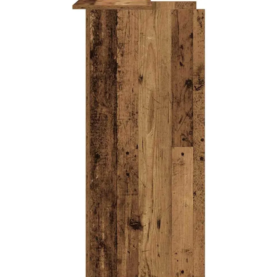 VIDAXL - Bureau de réception vieux bois 55x50x103,5 cm bois d'ingénierie