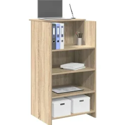 VIDAXL - Bureau réception chêne sonoma 55x50x103,5 cm bois d'ingénierie