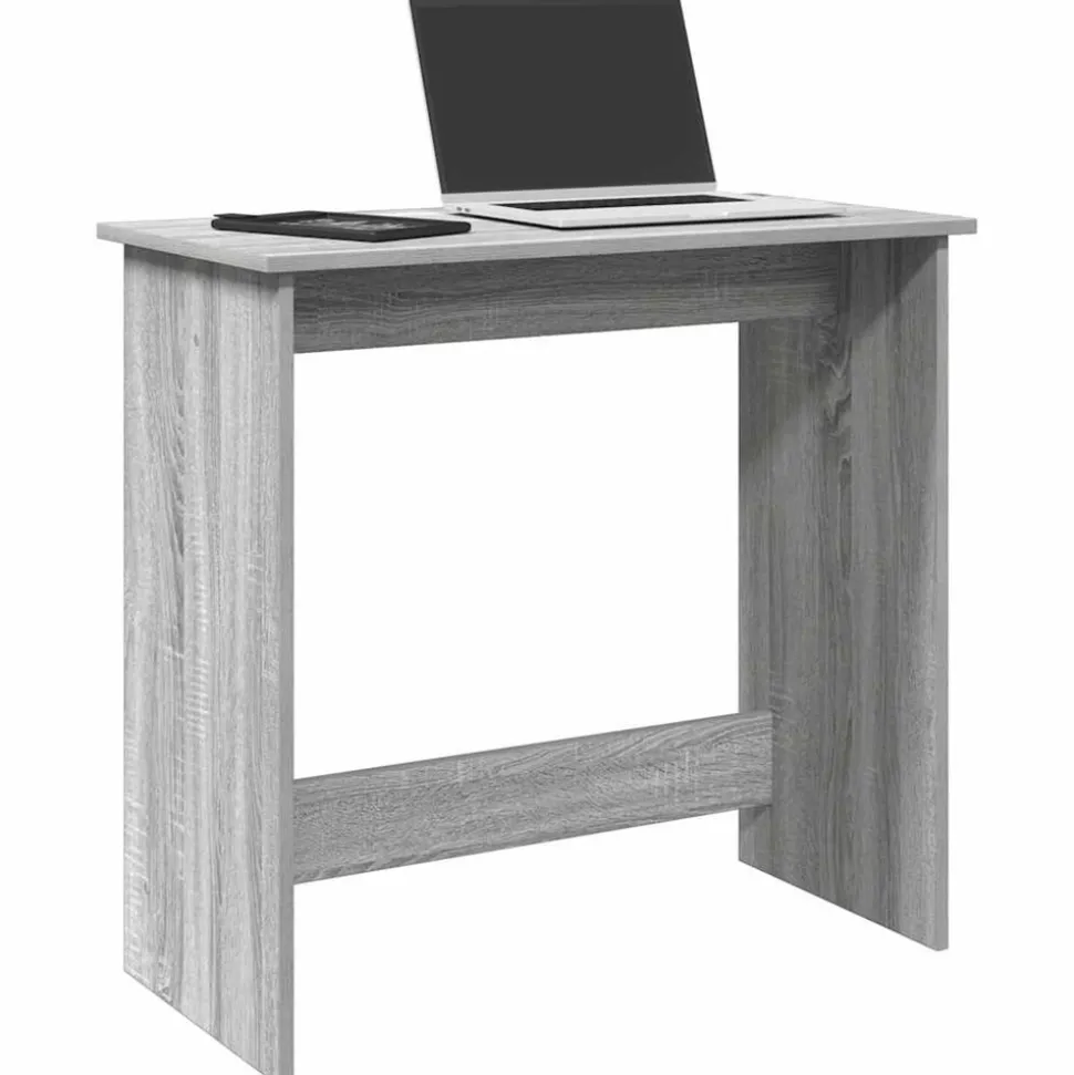 VIDAXL - Bureau sonoma gris 80x40x75 cm bois d'ingénierie