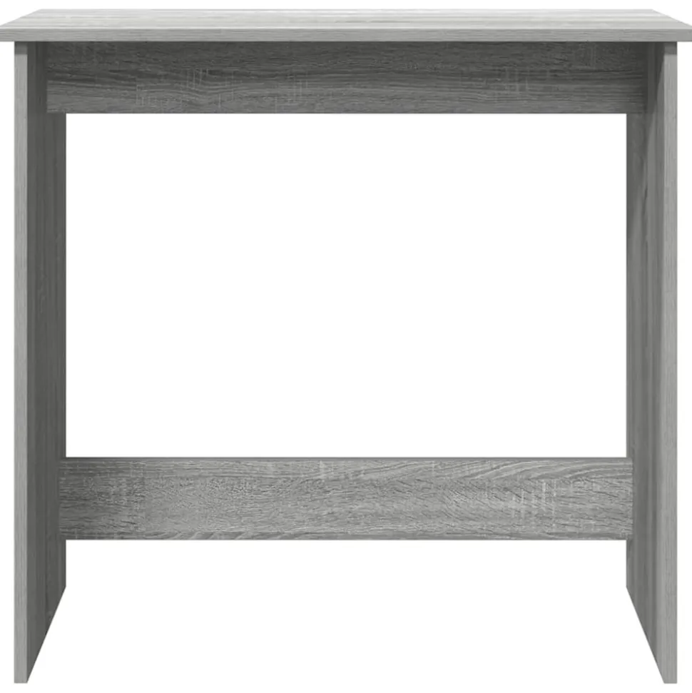 VIDAXL - Bureau sonoma gris 80x40x75 cm bois d'ingénierie