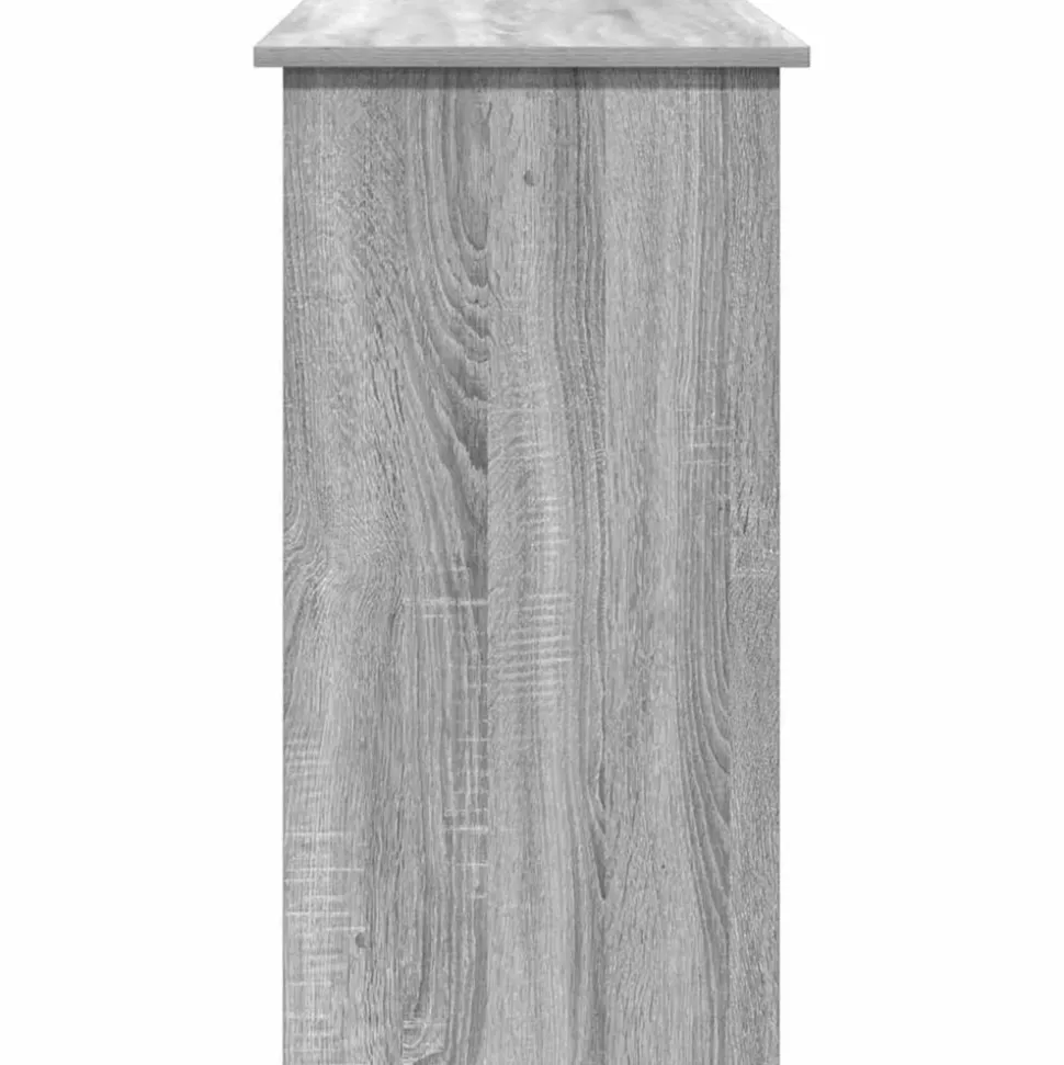 VIDAXL - Bureau sonoma gris 80x40x75 cm bois d'ingénierie