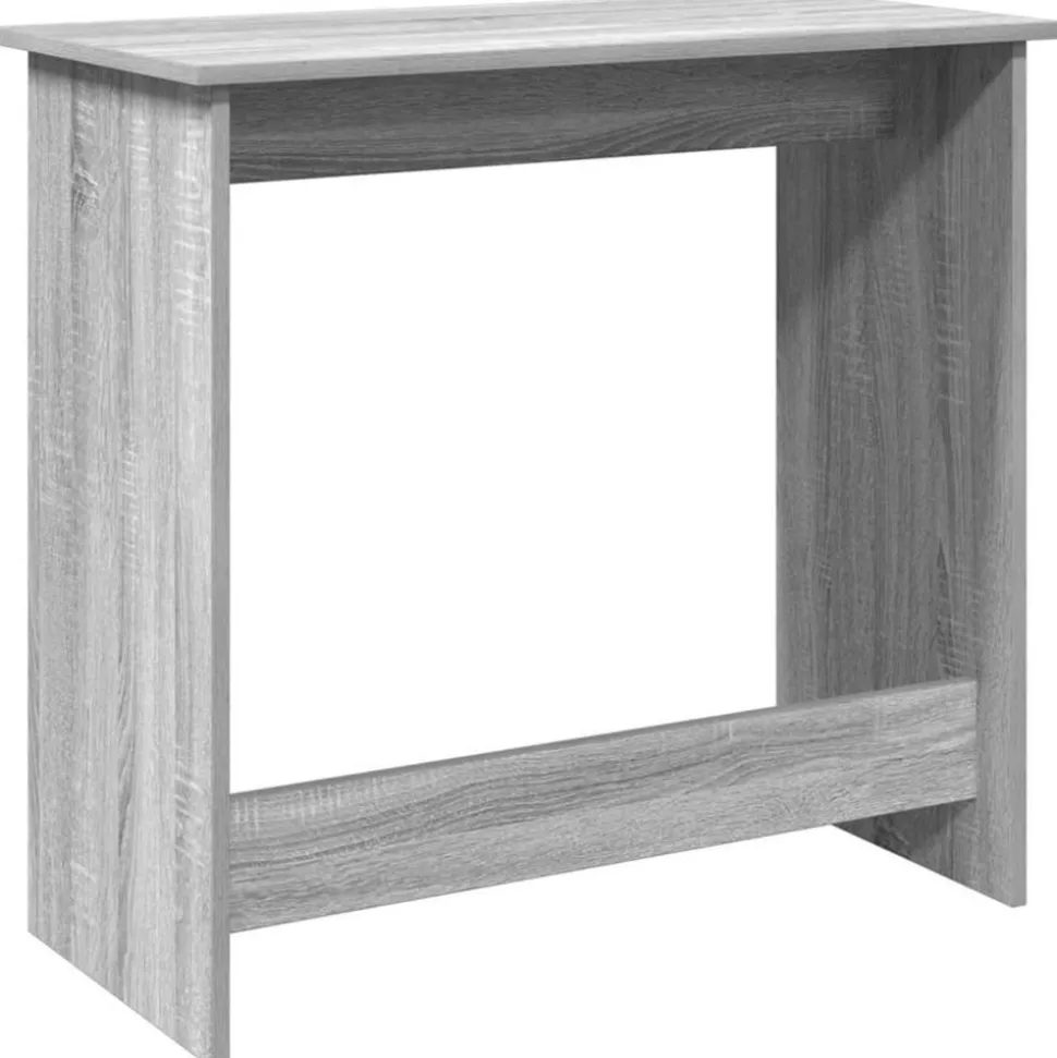 VIDAXL - Bureau sonoma gris 80x40x75 cm bois d'ingénierie