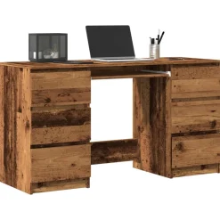 VIDAXL - Bureau vieux bois 140x50x77 cm bois d'ingénierie