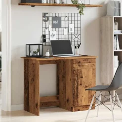 VIDAXL - Bureau vieux bois 100x50x76 cm bois d'ingénierie