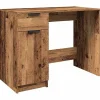 VIDAXL - Bureau vieux bois 100x50x75 cm bois d'ingénierie