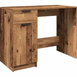 VIDAXL - Bureau vieux bois 100x50x75 cm bois d'ingénierie