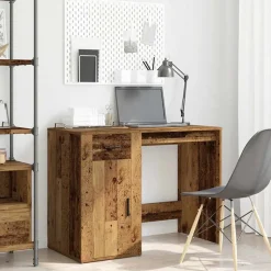 VIDAXL - Bureau vieux bois 100x49x75 cm bois d'ingénierie