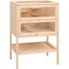VIDAXL - Cage à hamster 55x40x80 cm bois massif de sapin