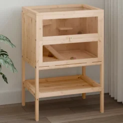 VIDAXL - Cage à hamster 55x40x80 cm bois massif de sapin