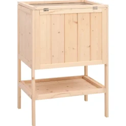 VIDAXL - Cage à hamster 55x40x80 cm bois massif de sapin