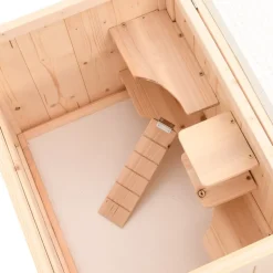 VIDAXL - Cage à hamster 55x40x80 cm bois massif de sapin