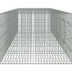 VIDAXL - Cage à lapin 6 panneaux 327x79x54 cm fer galvanisé