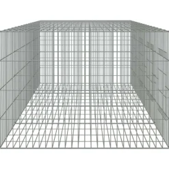 VIDAXL - Cage à lapin 4 panneaux 217x79x54 cm fer galvanisé