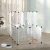 VIDAXL - Cage pour petits animaux transparent 142x74x93 cm pp et acier