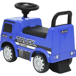 VIDAXL - Camion à pédales mercedes-benz bleu