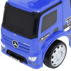 VIDAXL - Camion à pédales mercedes-benz bleu