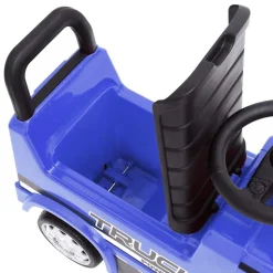 VIDAXL - Camion à pédales mercedes-benz bleu