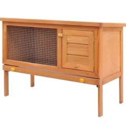 VIDAXL - Clapier d extérieur enclos pour petits animaux 1 niveau bois