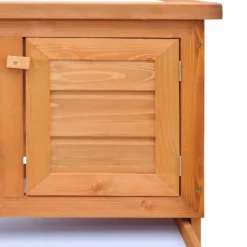 VIDAXL - Clapier d extérieur enclos pour petits animaux 1 niveau bois