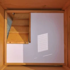 VIDAXL - Clapier large d extérieur avec 1 seule maison