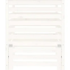 VIDAXL - Composteur blanc 82,5x82,5x99,5 cm bois massif de pin