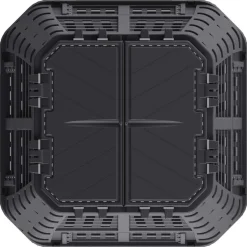 VIDAXL - Composteur de jardin noir 93,3x93,3x113 cm 740 l