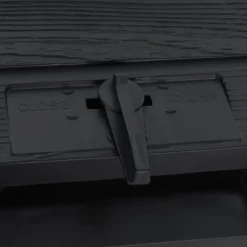 VIDAXL - Composteur de jardin noir 280 l polypropylène