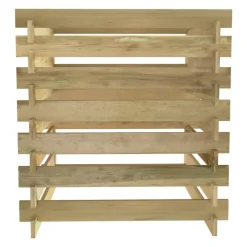 VIDAXL - Composteur de jardin à lattes 90x90x90 cm bois de pin imprégné
