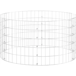 VIDAXL - Composteur de jardin ø100x50 cm acier galvanisé