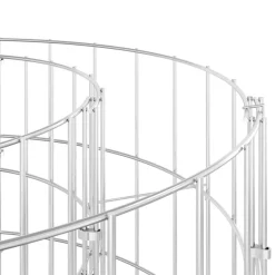 VIDAXL - Composteur de jardin ø100x50 cm acier galvanisé