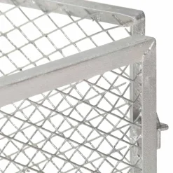 VIDAXL - Composteur de jardin 100x100x77 cm fer galvanisé