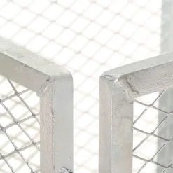 VIDAXL - Composteur de jardin 100x100x77 cm fer galvanisé