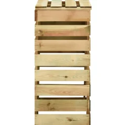 VIDAXL - Composteur de jardin à lattes 4 pcs 80x50x100 cm pin imprégné