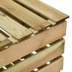 VIDAXL - Composteur de jardin à lattes 4 pcs 80x50x100 cm pin imprégné