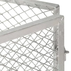 VIDAXL - Composteur de jardin 85x85x70 cm fer galvanisé