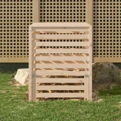 VIDAXL - Composteur 82,5x82,5x99,5 cm bois massif de pin