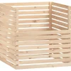 VIDAXL - Composteur 100x100x102 cm bois massif de pin