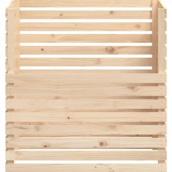 VIDAXL - Composteur 100x100x102 cm bois massif de pin