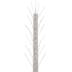 VIDAXL - Ensemble de 20 pointes à 5 rangées contre oiseaux inox 10 m