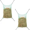 VIDAXL - Filet à foin 2 pcs rectangulaire 0,9 x 1 m pp