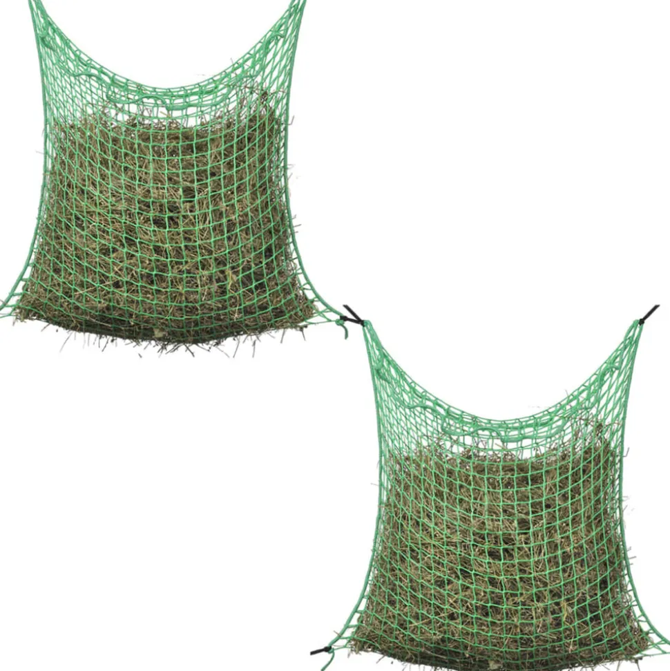VIDAXL - Filet à foin 4 pcs carré 0,9 x 1,5 m pp