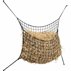 VIDAXL - Filets à foin 2 pcs rectangulaire noir 100x90 cm pp