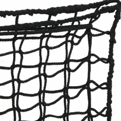 VIDAXL - Filets à foin 2 pcs rond noir 75x50 cm pp