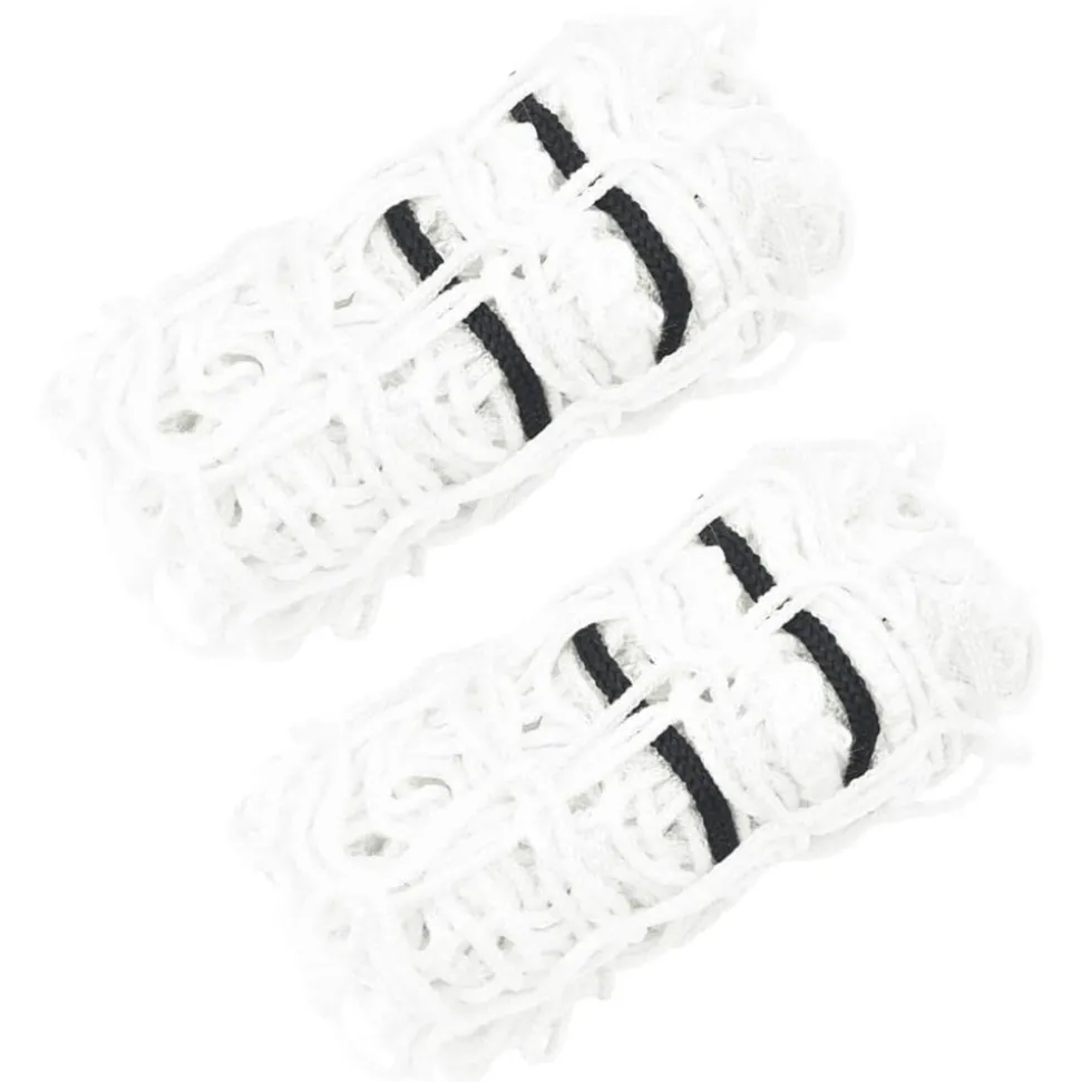 VIDAXL - Filets à foin 2 pcs rond blanc 75x50 cm pp