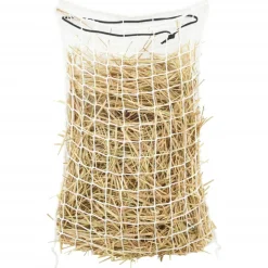 VIDAXL - Filets à foin 2 pcs rond blanc 75x50 cm pp