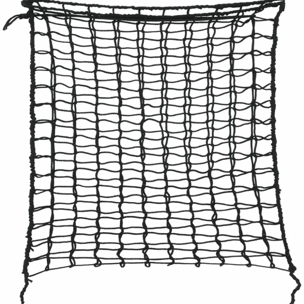 VIDAXL - Filets à foin 2 pcs rond noir 75x75 cm pp