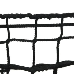 VIDAXL - Filets à foin 2 pcs rond noir 75x75 cm pp