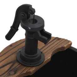 VIDAXL - Fontaine à eau avec pompe 44,5x44,5x58 cm bois de sapin massif