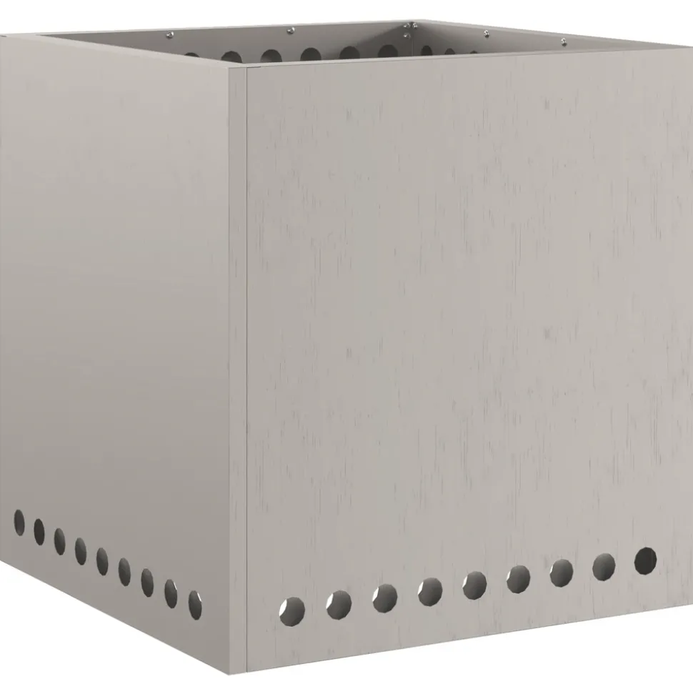 VIDAXL - Foyer sans fumée carré 48x48x50 cm en acier résistant aux intempéries