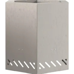 VIDAXL - Foyer sans fumée hexagonal 48x48x51 cm acier résistant aux intempéries